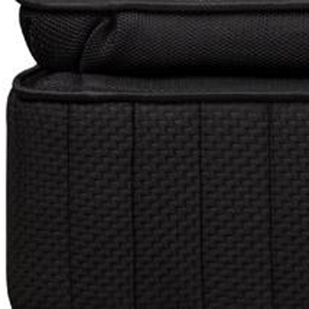 16" Graphite And Titanium Infused Twin Gel Memory Foam Ultra plush Hybrid Mattress