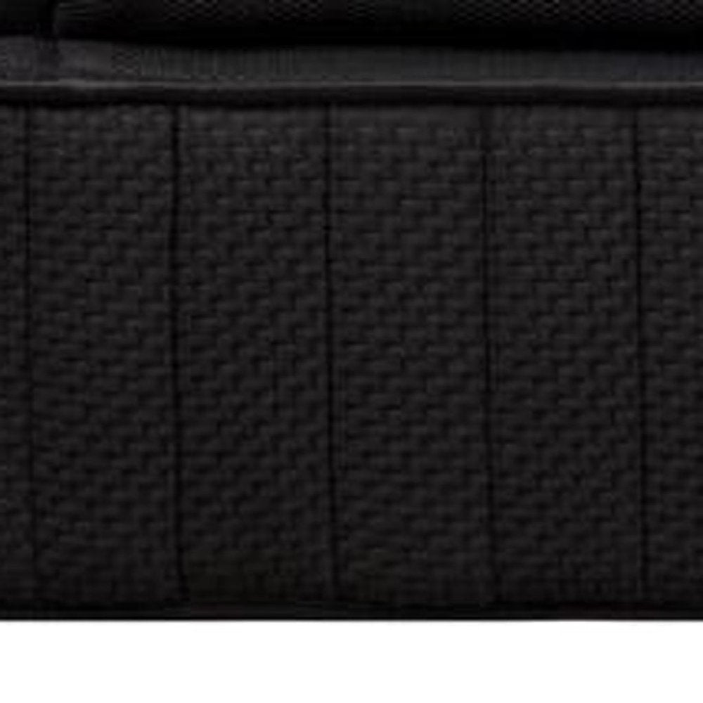 16" Graphite And Titanium Infused Twin Gel Memory Foam Ultra plush Hybrid Mattress