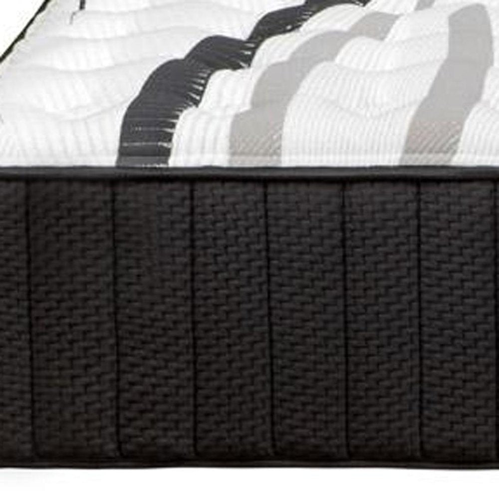 14" Graphite And Titanium Infused Twin Gel Memory Foam Medium Hybrid Mattress