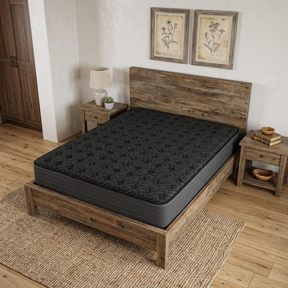 13" Copper Infused Twin Gel Memory Foam Extra Firm Hybrid Mattress