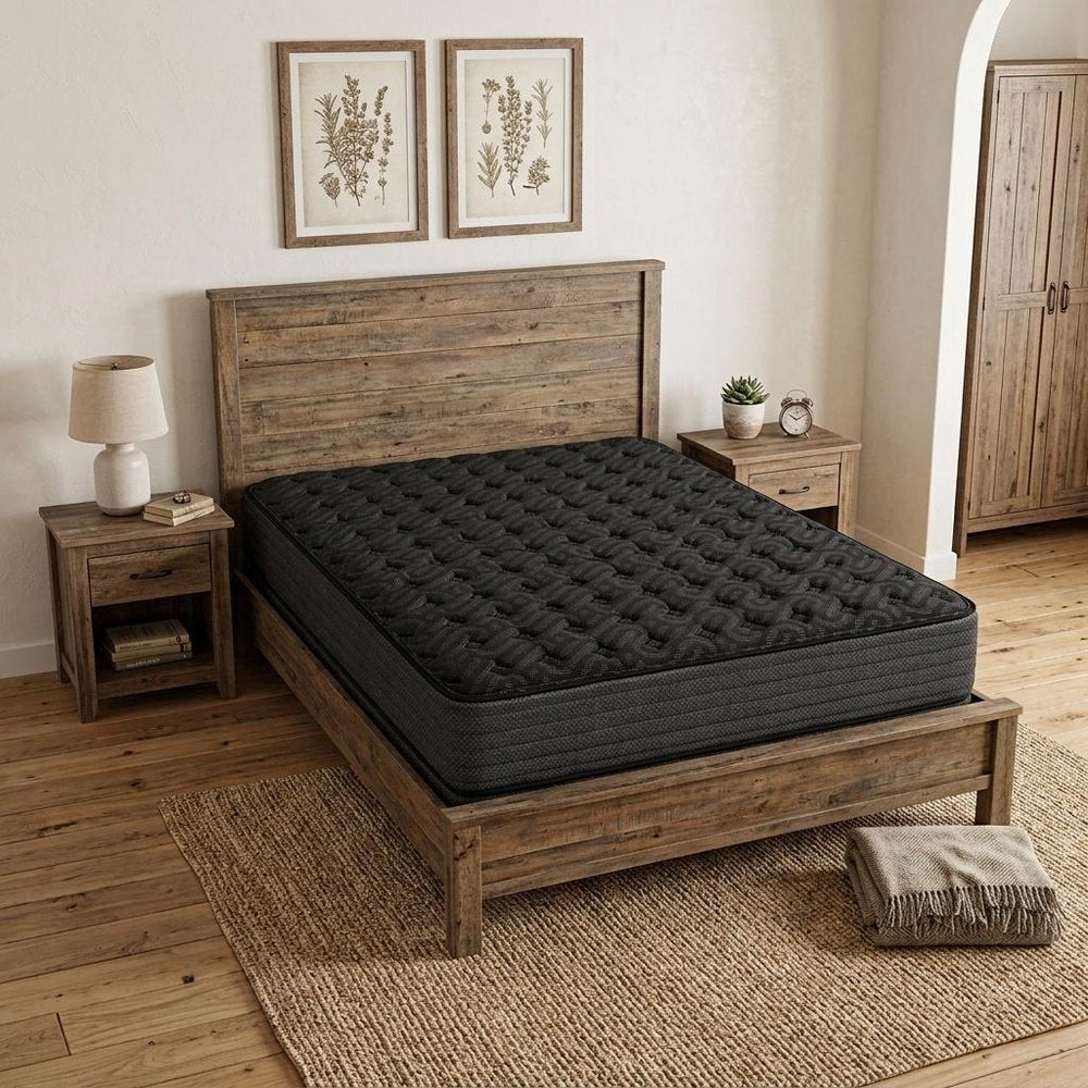 13" Copper Infused Twin Gel Memory Foam Extra Firm Hybrid Mattress