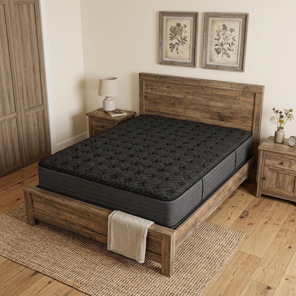 13" Copper Infused Twin Gel Memory Foam Extra Firm Hybrid Mattress