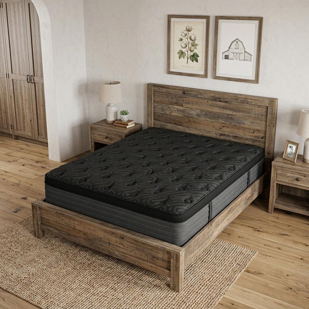 14" Copper Infused Twin Gel Memory Foam Plush Euro Top Hybrid Mattress
