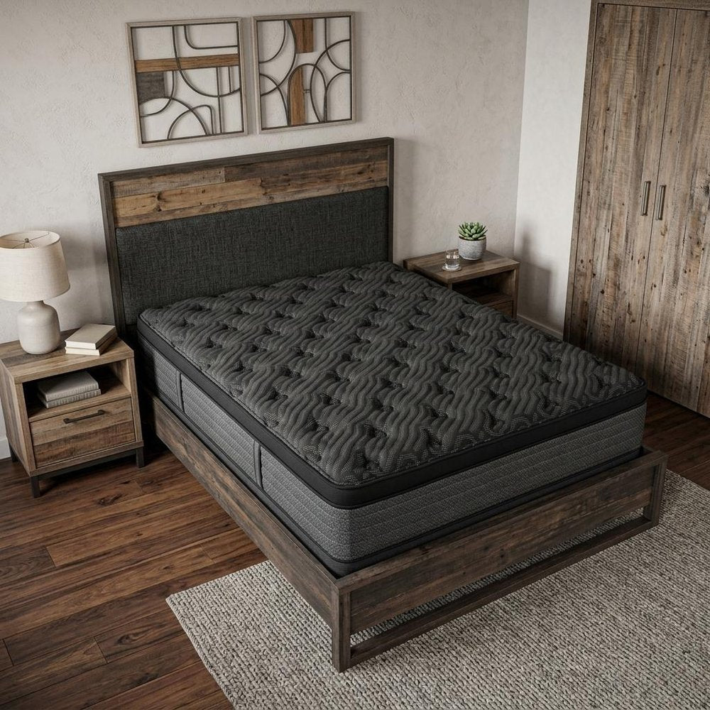 14" Copper Infused Twin Gel Memory Foam Plush Euro Top Hybrid Mattress