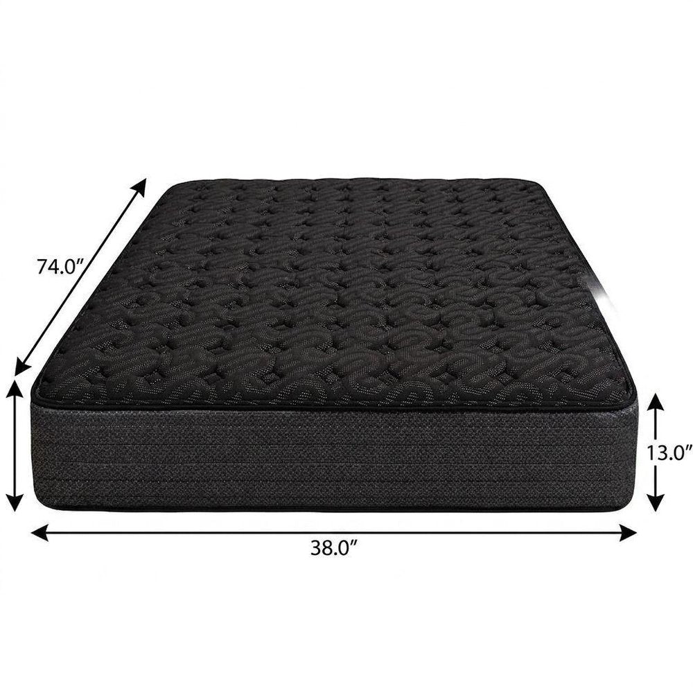 13" Copper Infused Twin Gel Memory Foam Firm Hybrid Mattress