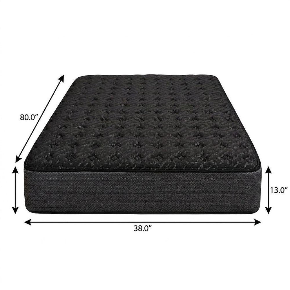 13" Copper Infused Twin Gel Memory Foam Firm Hybrid Mattress