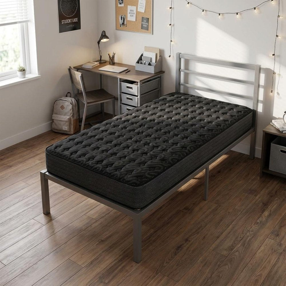 13" Copper Infused Twin Gel Memory Foam Firm Hybrid Mattress