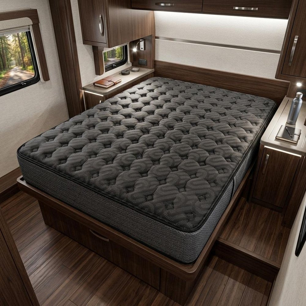 13" Copper Infused Twin Gel Memory Foam Firm Hybrid Mattress