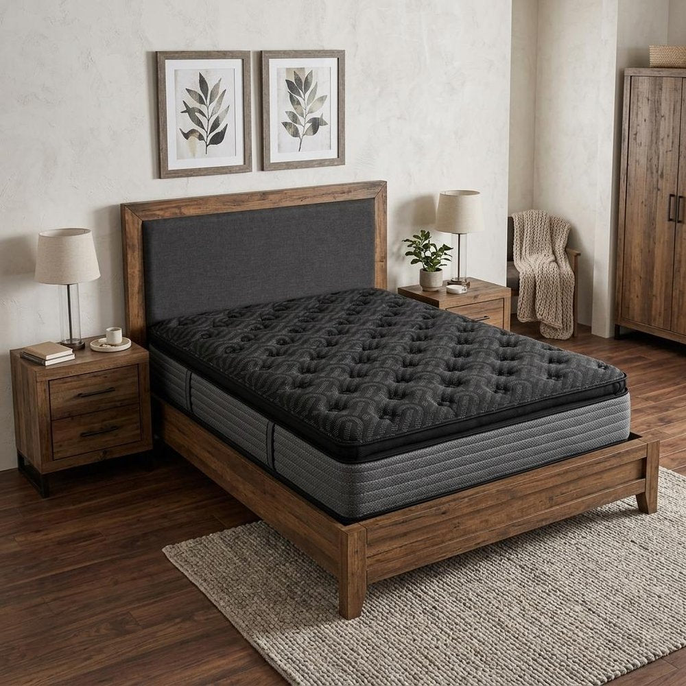 15" Copper Infused Twin Gel Memory Foam Ultra plush Hybrid Mattress