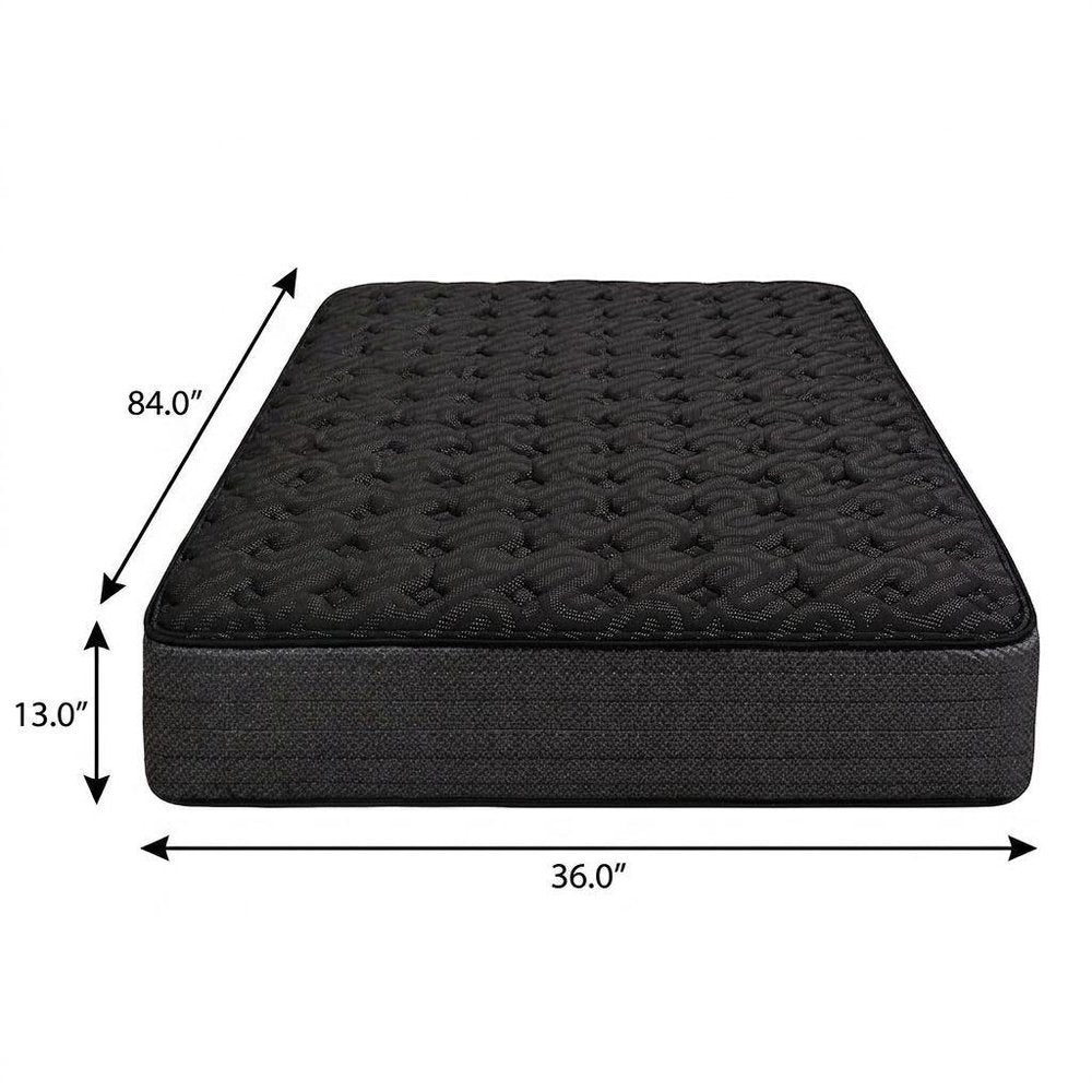 13" Copper Infused Twin Gel Memory Foam Medium Hybrid Mattress