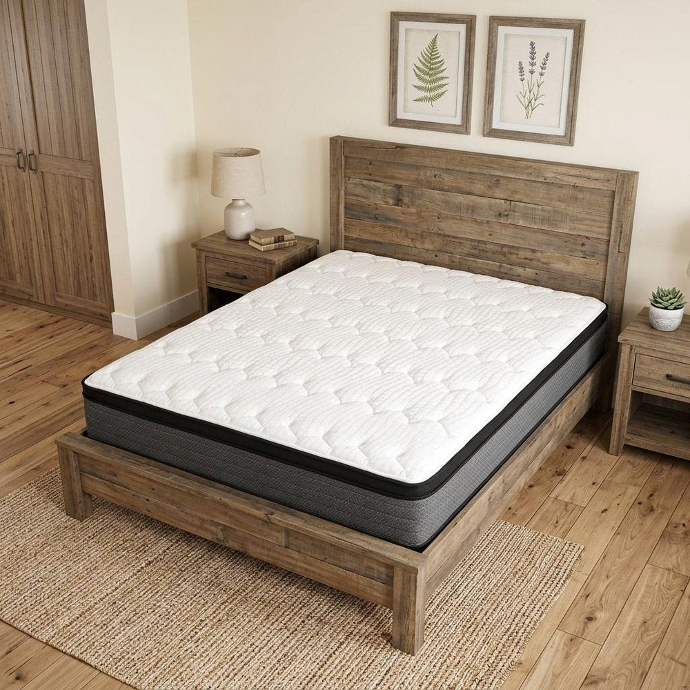 11" Twin Foam Plush Euro Top Hybrid Mattress