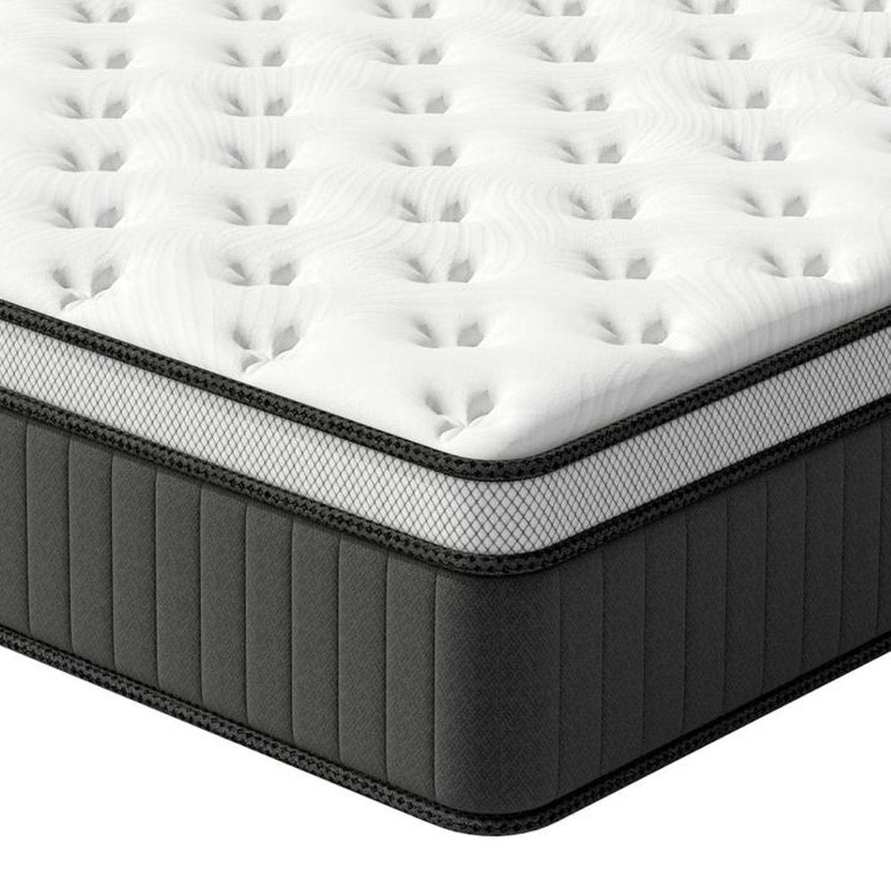 12" Full Double Memory Foam Medium Euro Top Hybrid Mattress