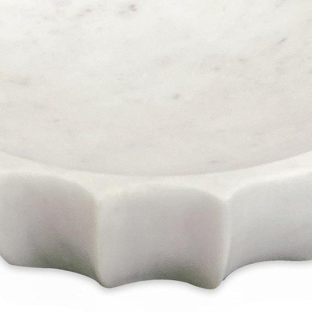 2" Cream Marble Decorative Bowl