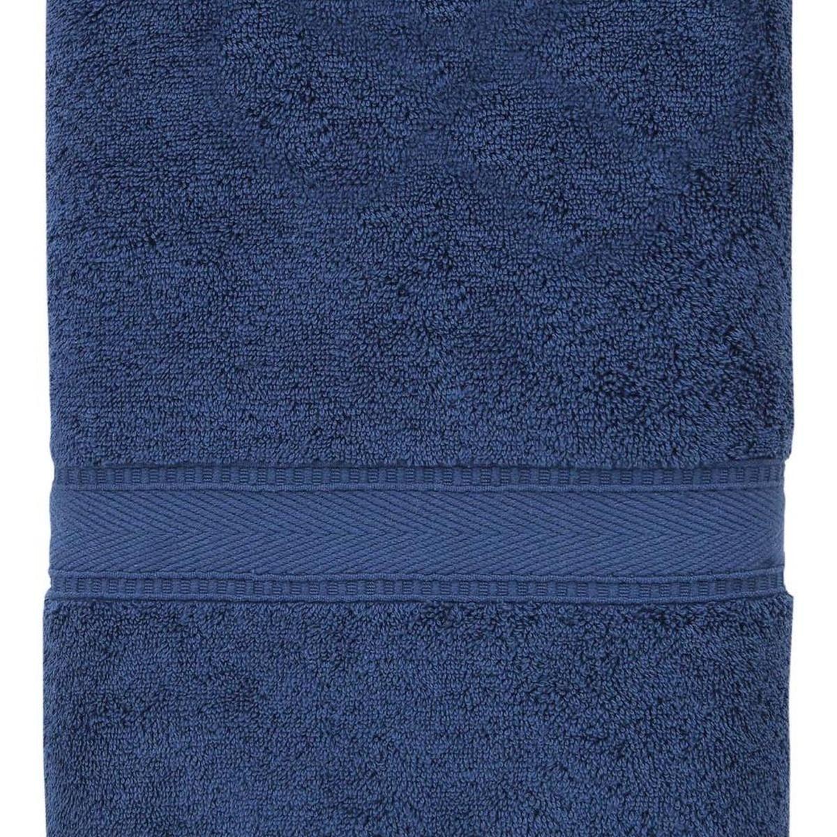 Navy Blue Turkish Cotton 40" X 60" Bath Sheet