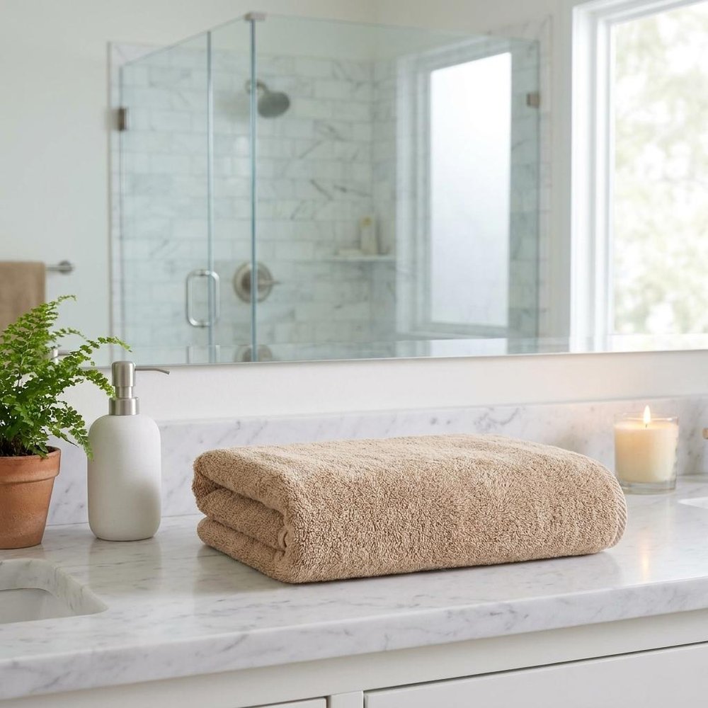White Turkish Cotton 40" X 70" Bath Sheet