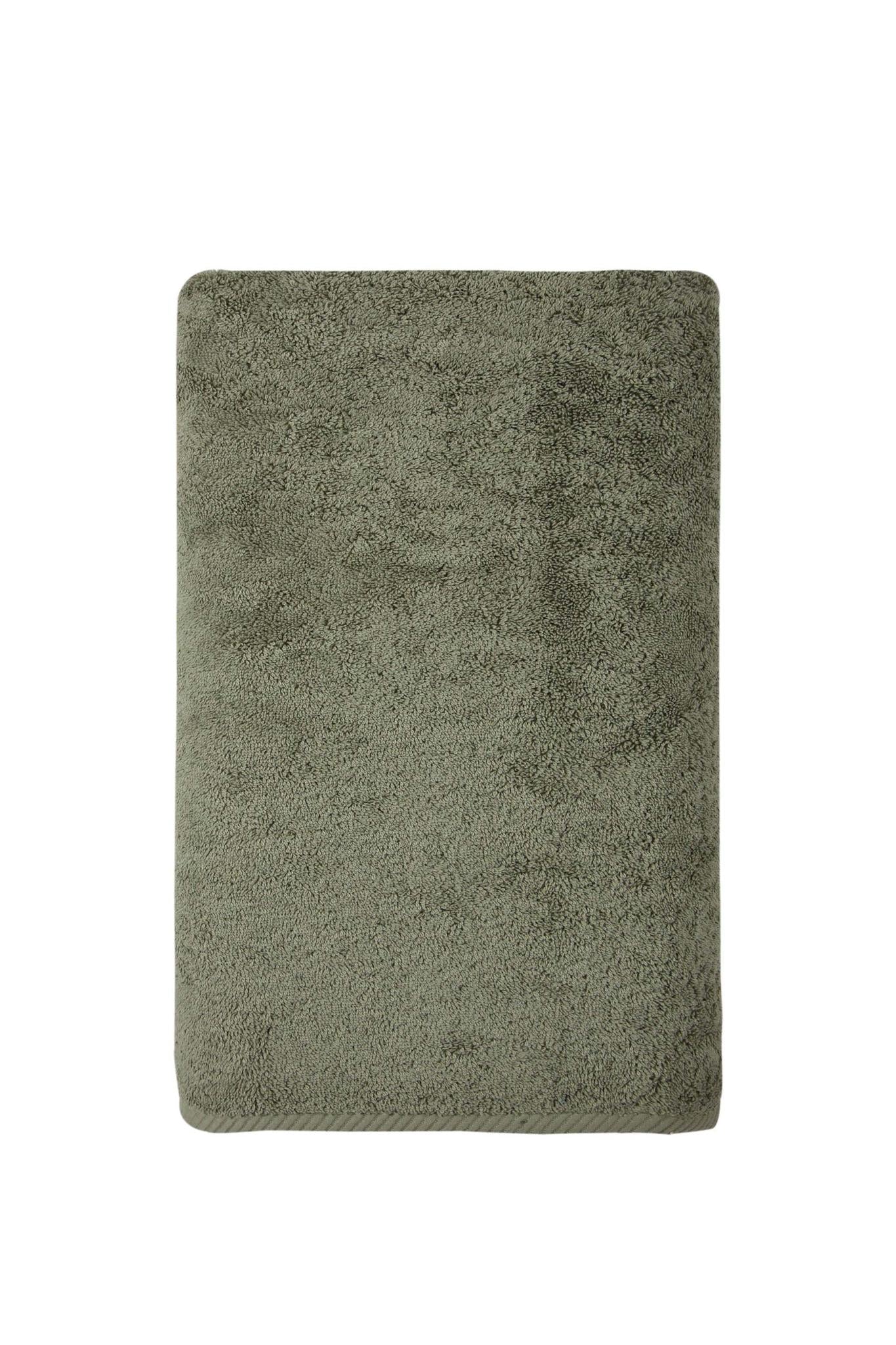 Green Turkish Cotton 40" X 70" Bath Sheet