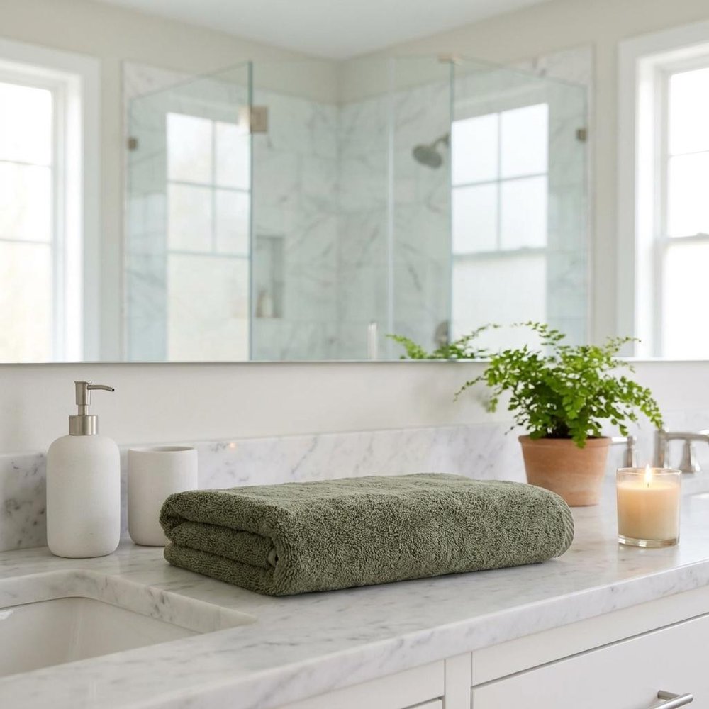 White Turkish Cotton 40" X 70" Bath Sheet