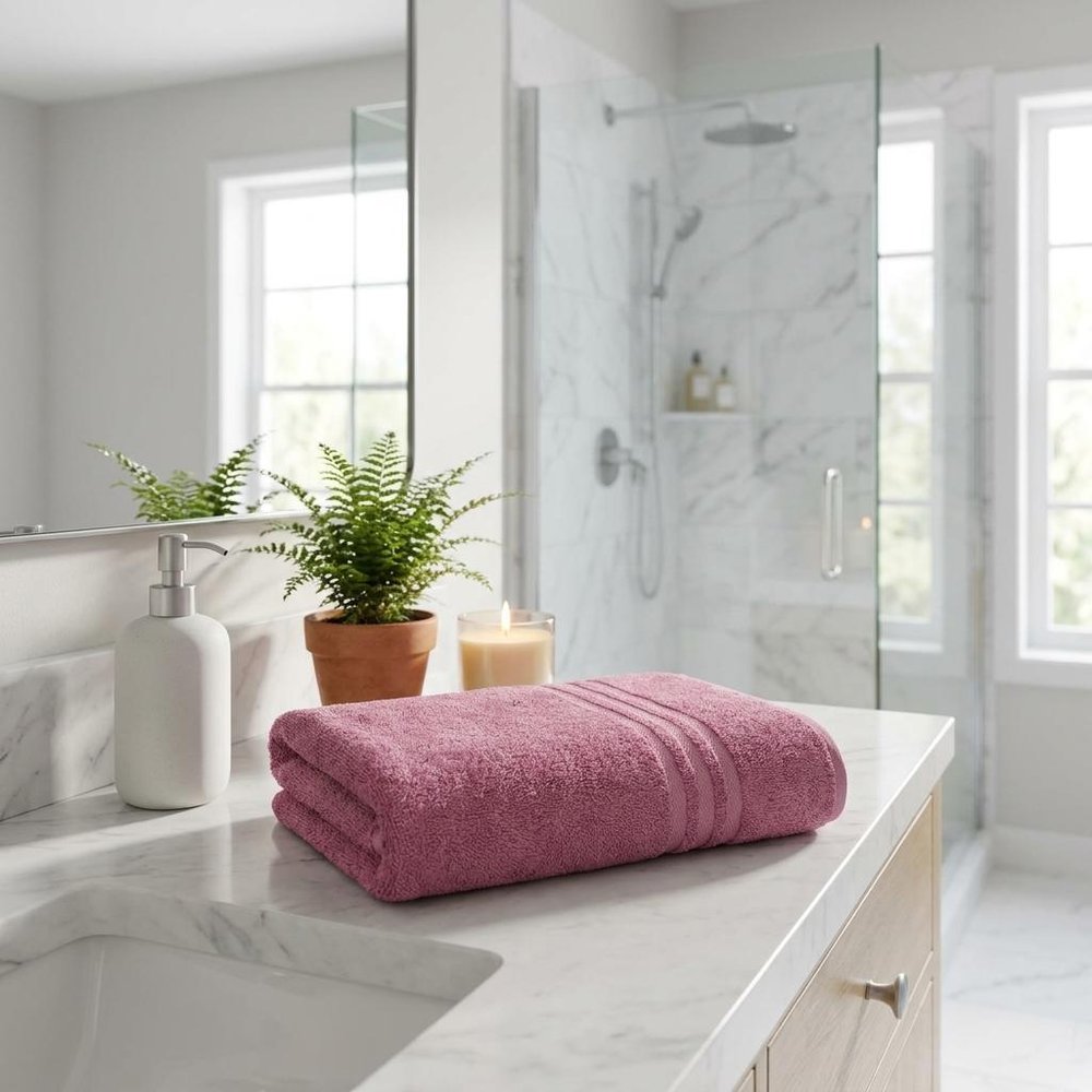 White Turkish Cotton 35" X 66" Bath Sheet