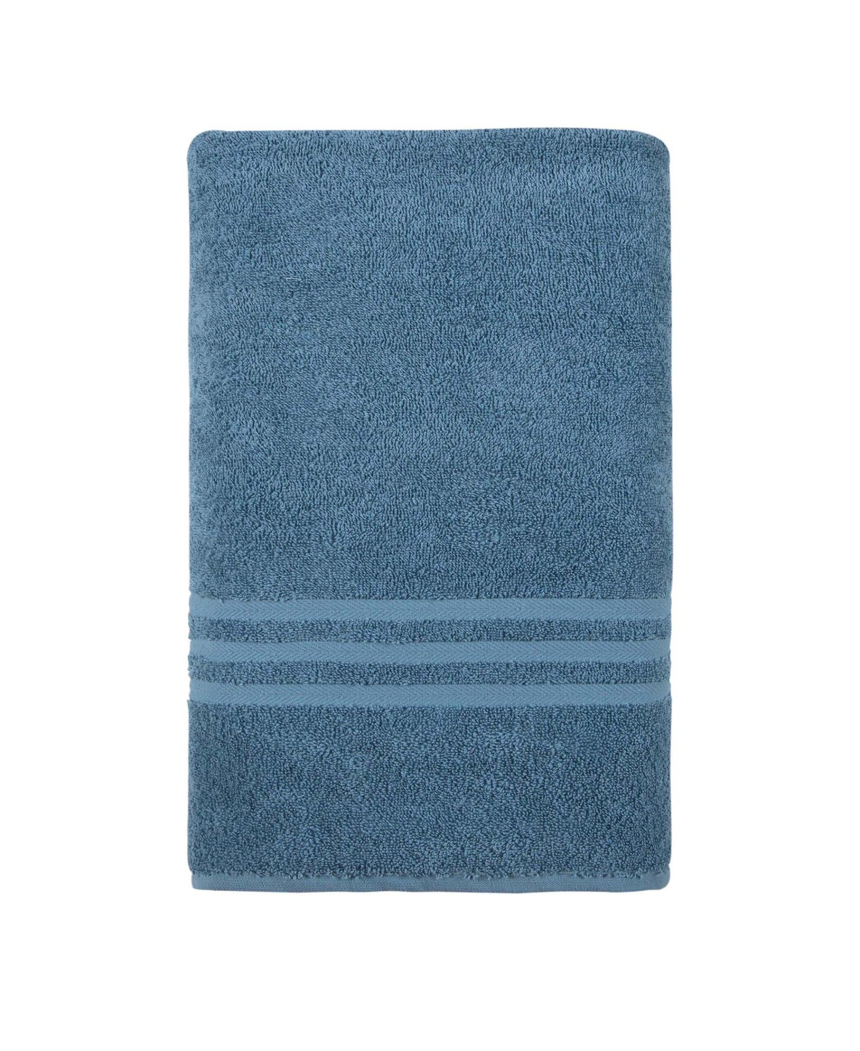 Aqua Turkish Cotton 35" X 66" Bath Sheet