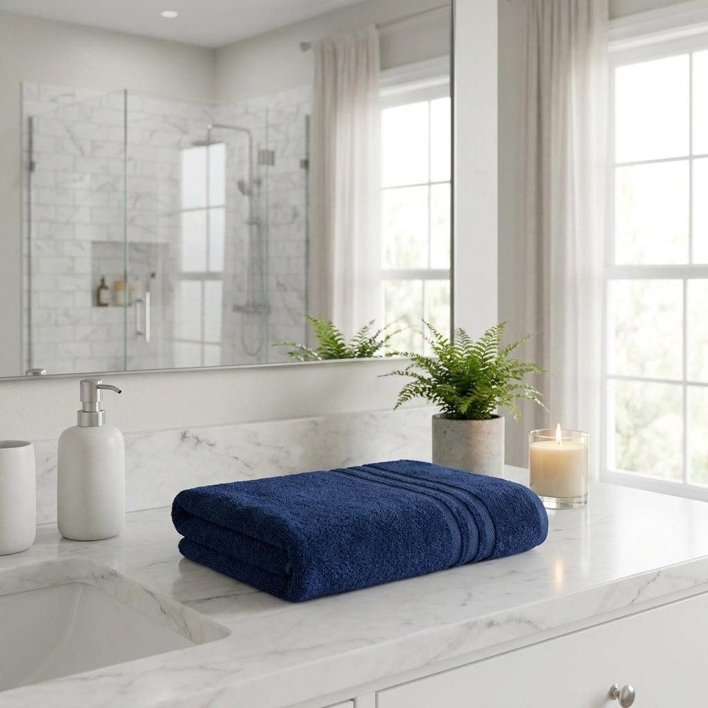 White Turkish Cotton 35" X 66" Bath Sheet
