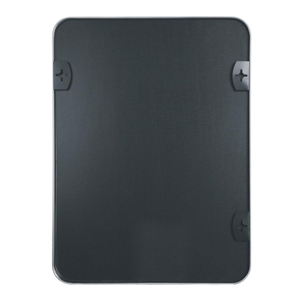 36" Black Aluminum Framed Bathroom Vanity Mirror