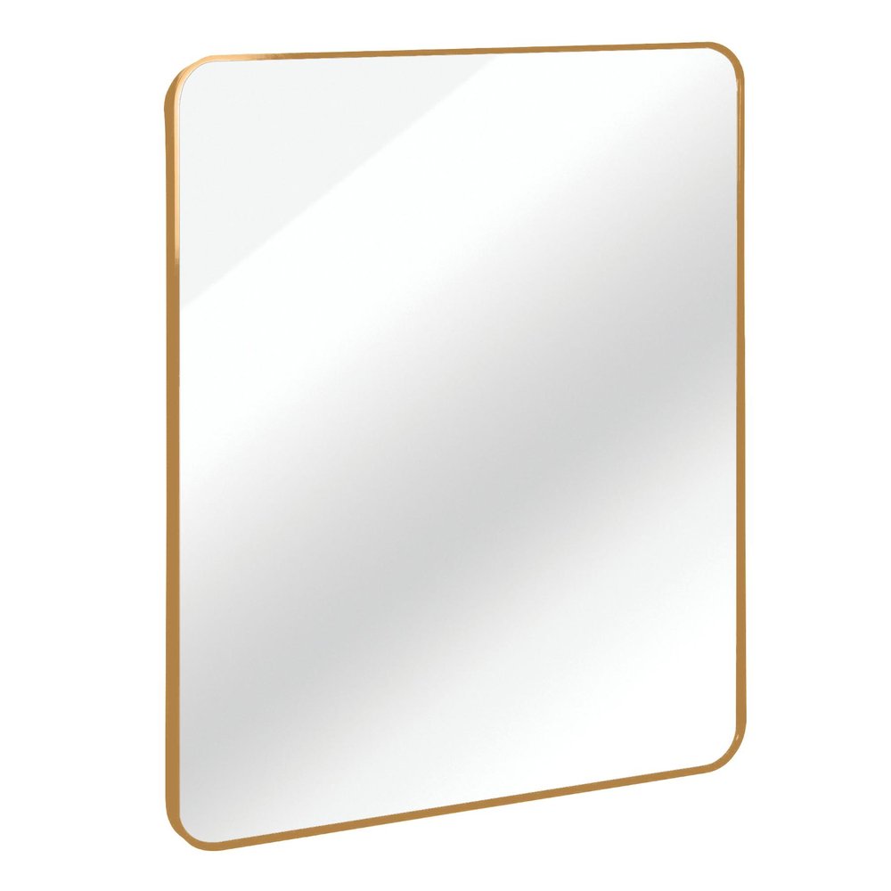 36" Black Aluminum Framed Bathroom Vanity Mirror