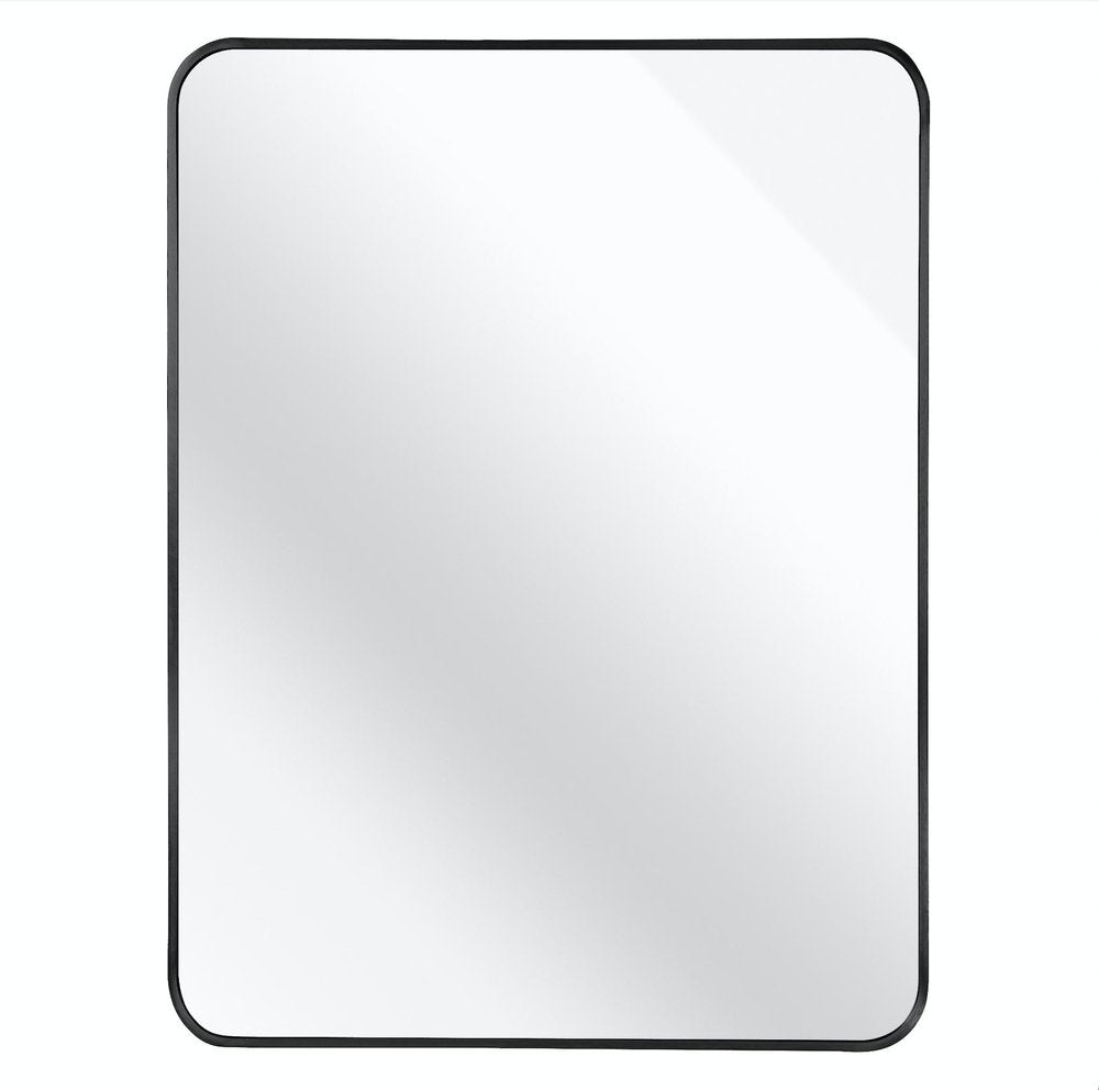 40" Silver Aluminum Framed Bathroom Vanity Mirror