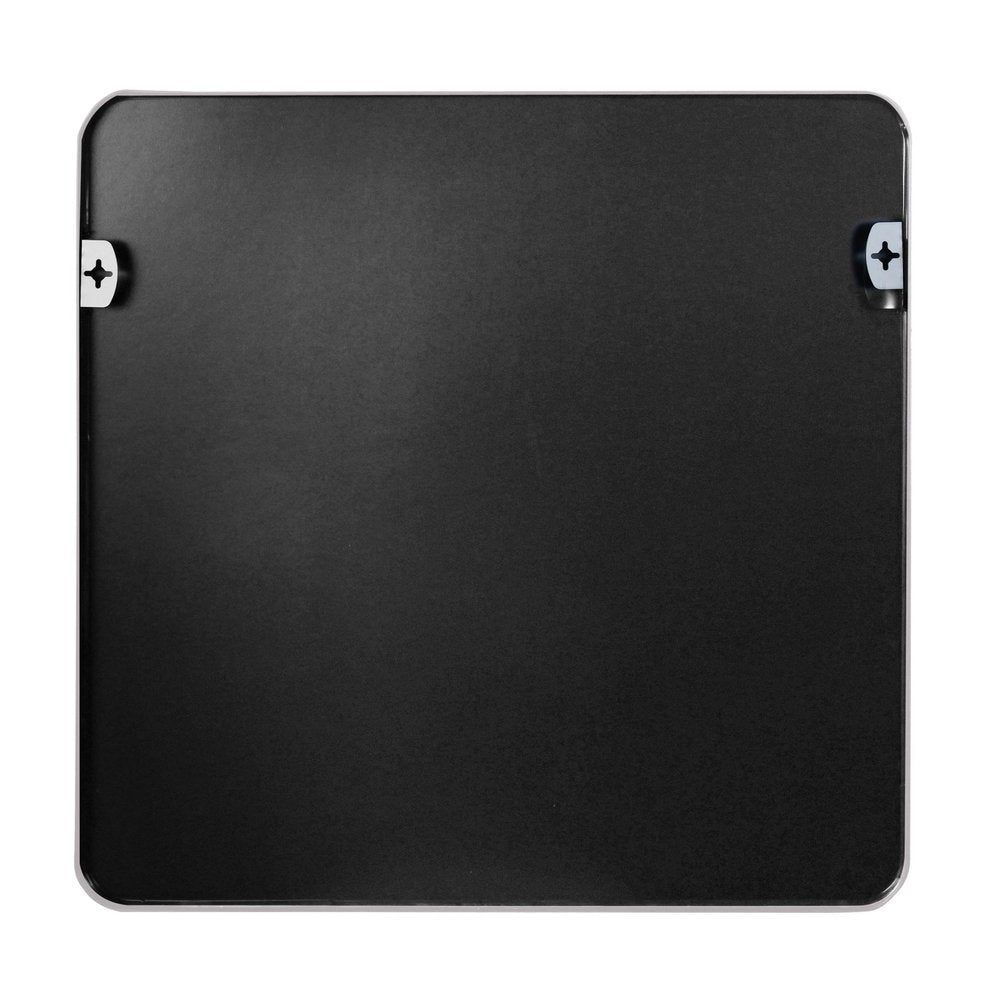 30" Black Aluminum Square Framed Bathroom Vanity Mirror