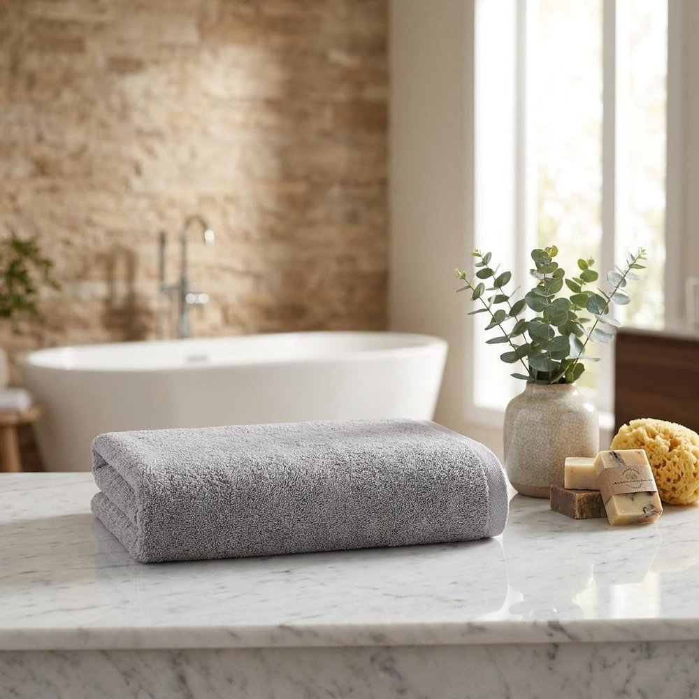 White Turkish Cotton 27" X 54" Bath Towel