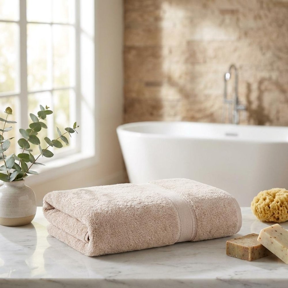 White Turkish Cotton 27" X 54" Bath Towel