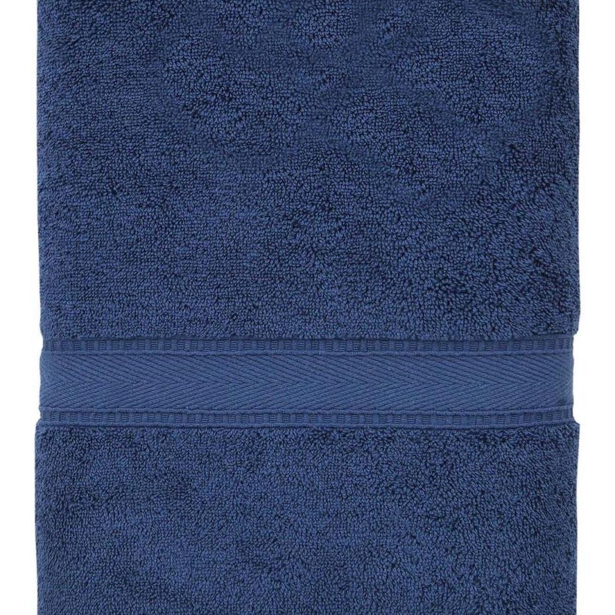 Navy Blue Turkish Cotton 27" X 54" Bath Towel