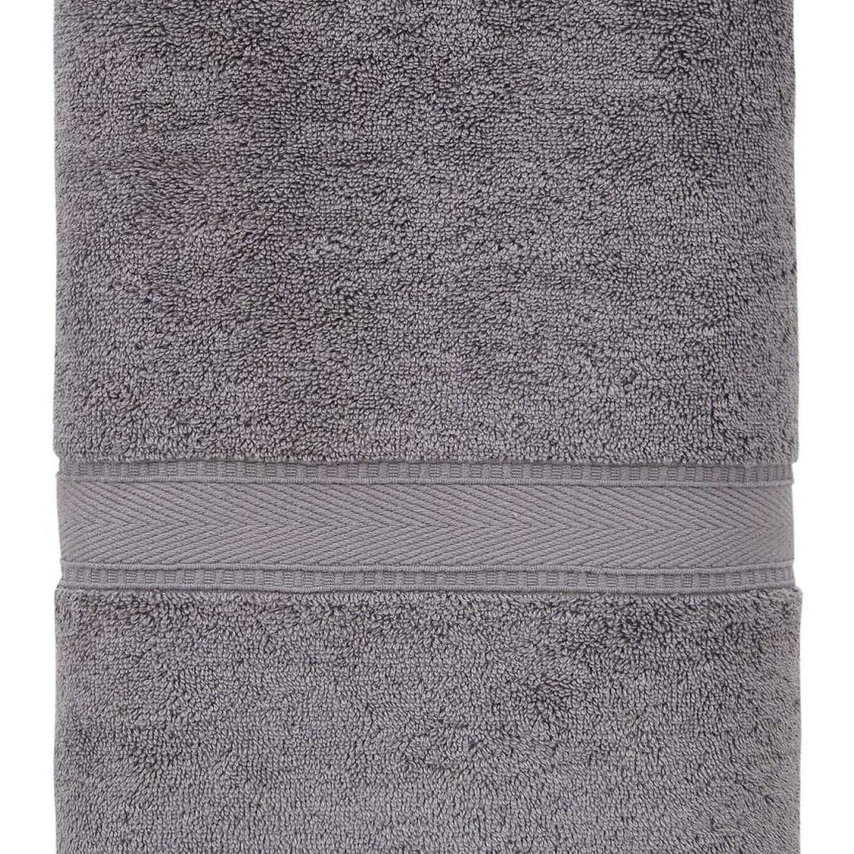 Dark Gray Turkish Cotton 27" X 54" Bath Towel