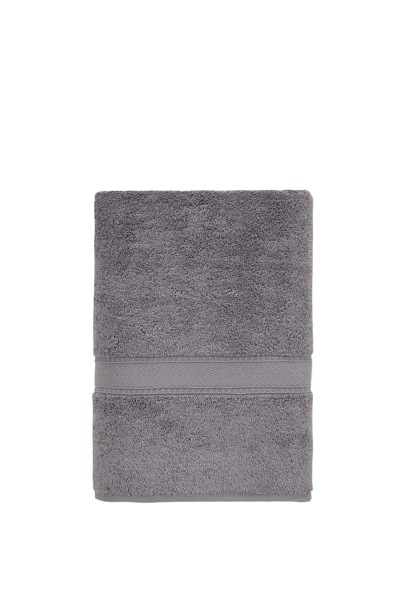 Dark Gray Turkish Cotton 27" X 54" Bath Towel