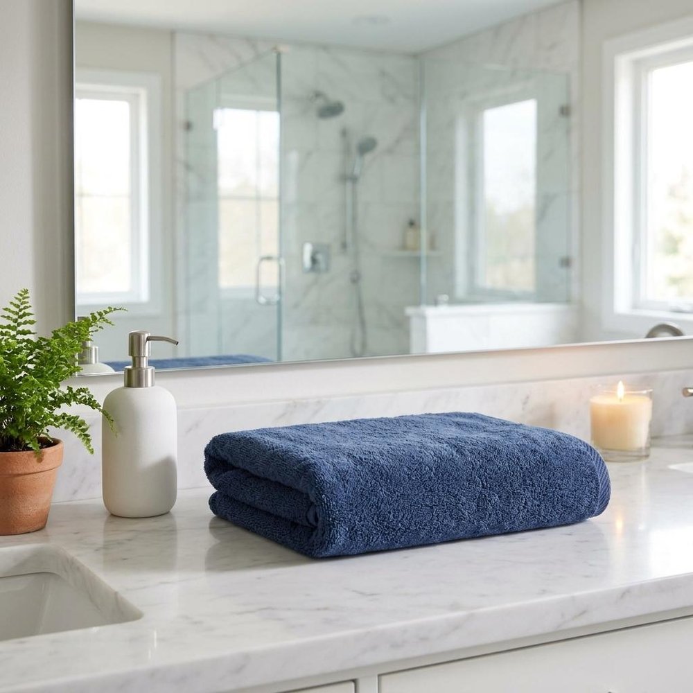 White Turkish Cotton 27" X 54" Bath Towel