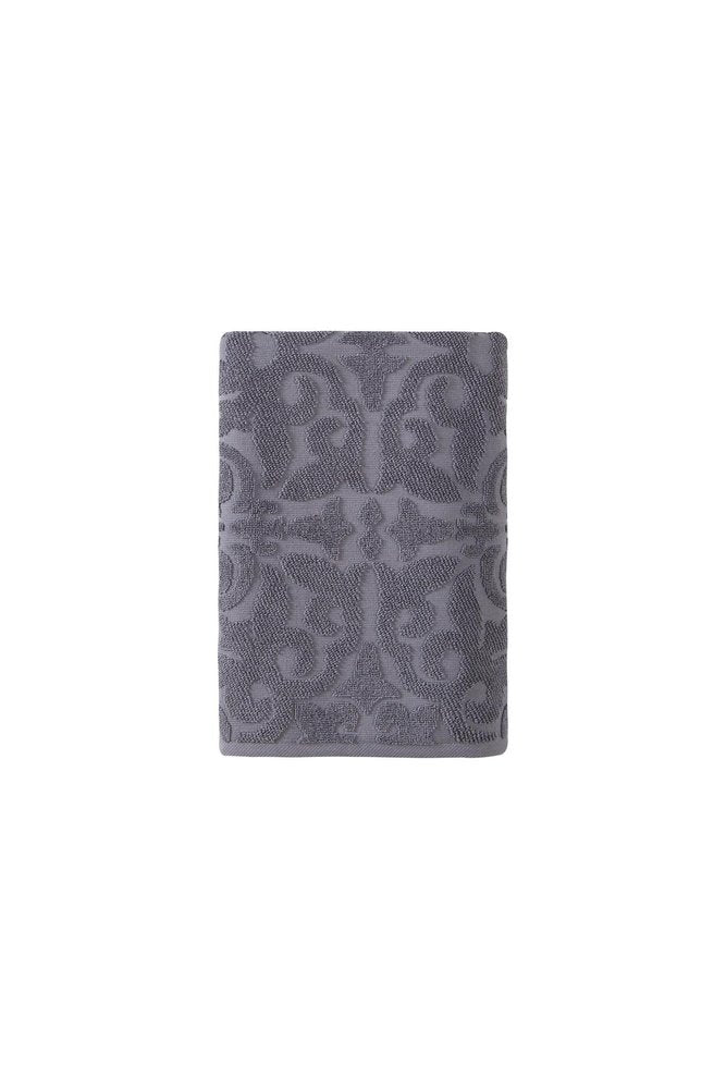 Light Brown Turkish Cotton 27" X 54" Damask Bath Towel