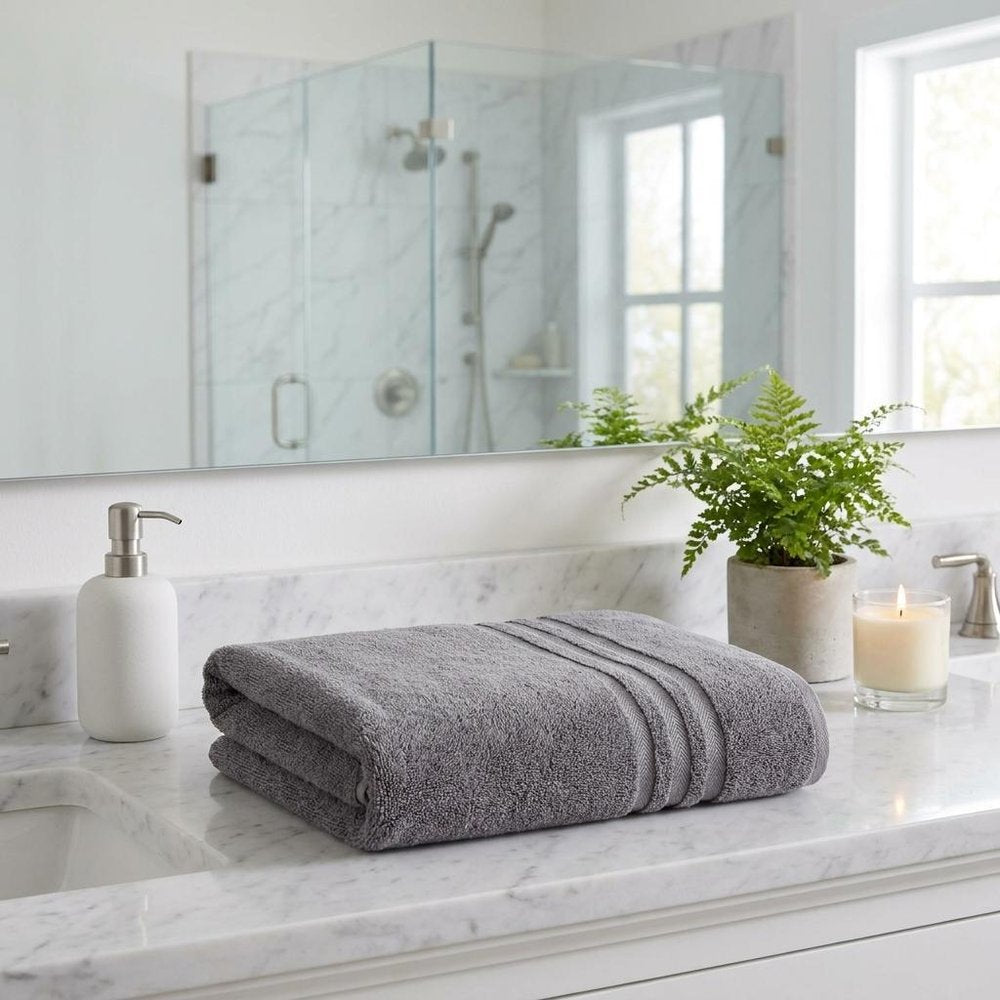 White Turkish Cotton 27" X 54" Bath Towel
