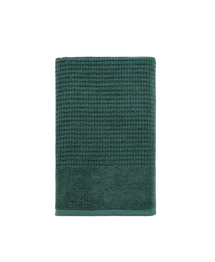 White Turkish Cotton 27" X 54" Checkered Bath Towel