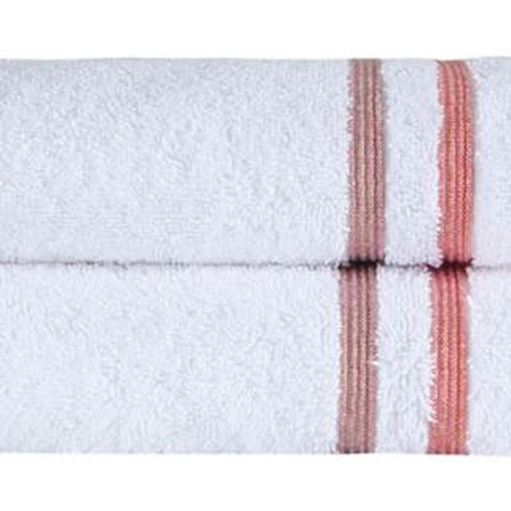 Set of Two White Turkish Cotton 16" X 30" Hand Towels