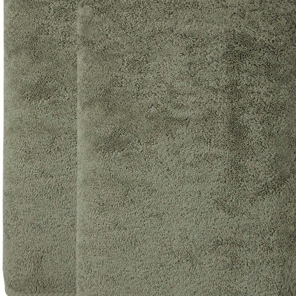 Set of Two White Turkish Cotton 40" X 70" Bath Sheet