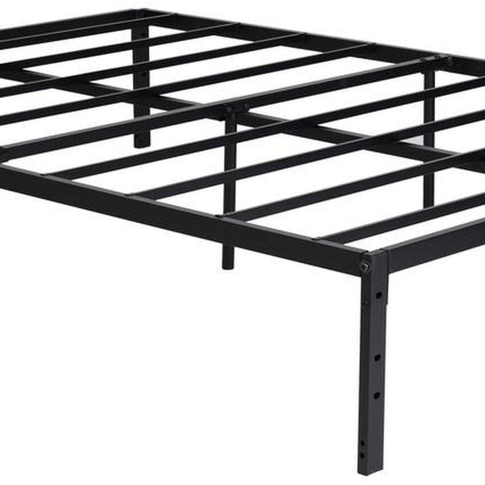 Black Steel Full Bed Frame