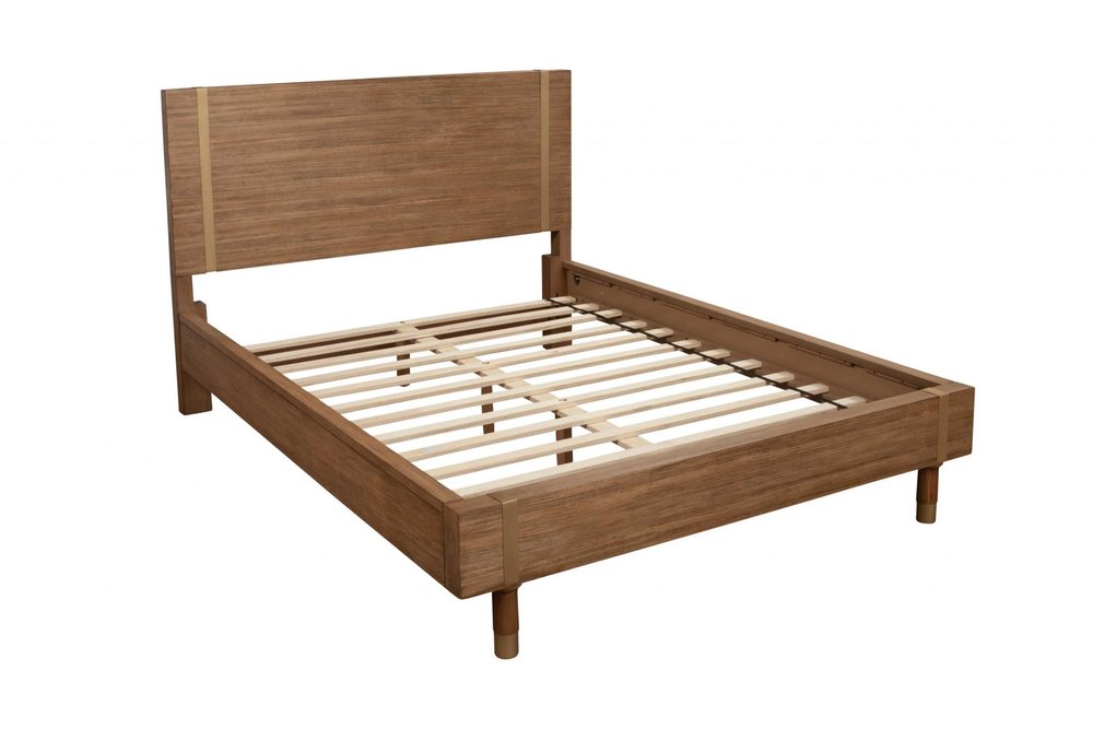 Natural Wood Full Bed Frame
