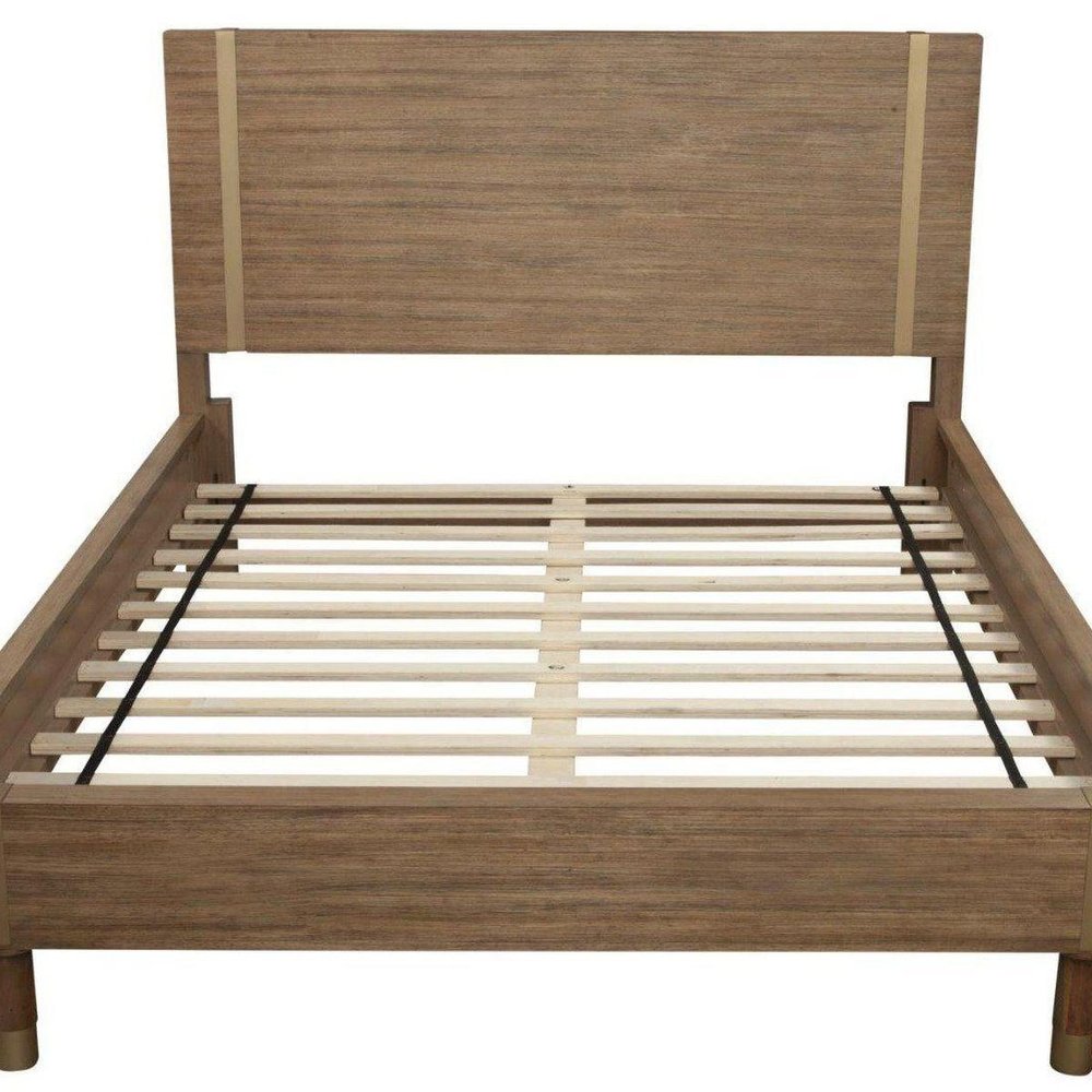 Natural Wood Full Bed Frame