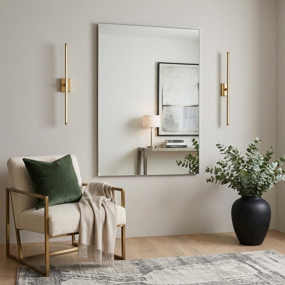 36" Frameless Full Length Mirror