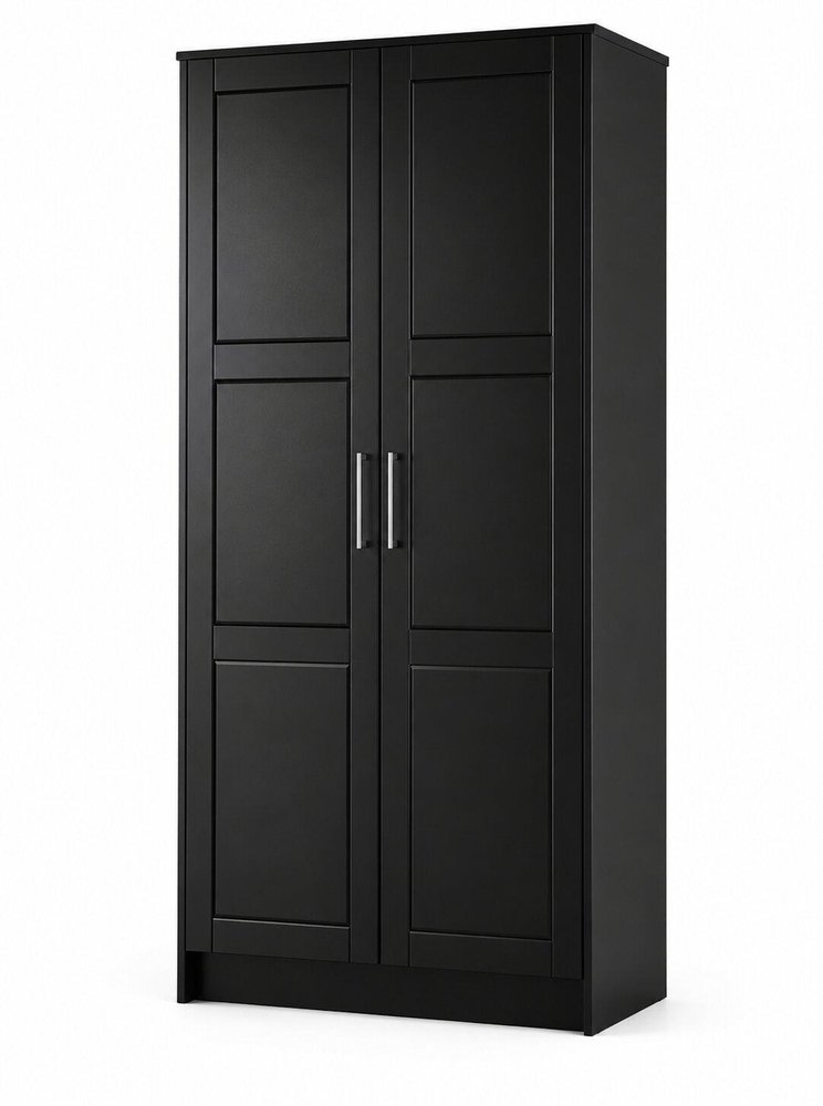 72" White Solid Wood Two Door Combo Dresser