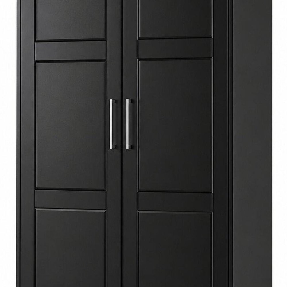 72" White Solid Wood Two Door Combo Dresser