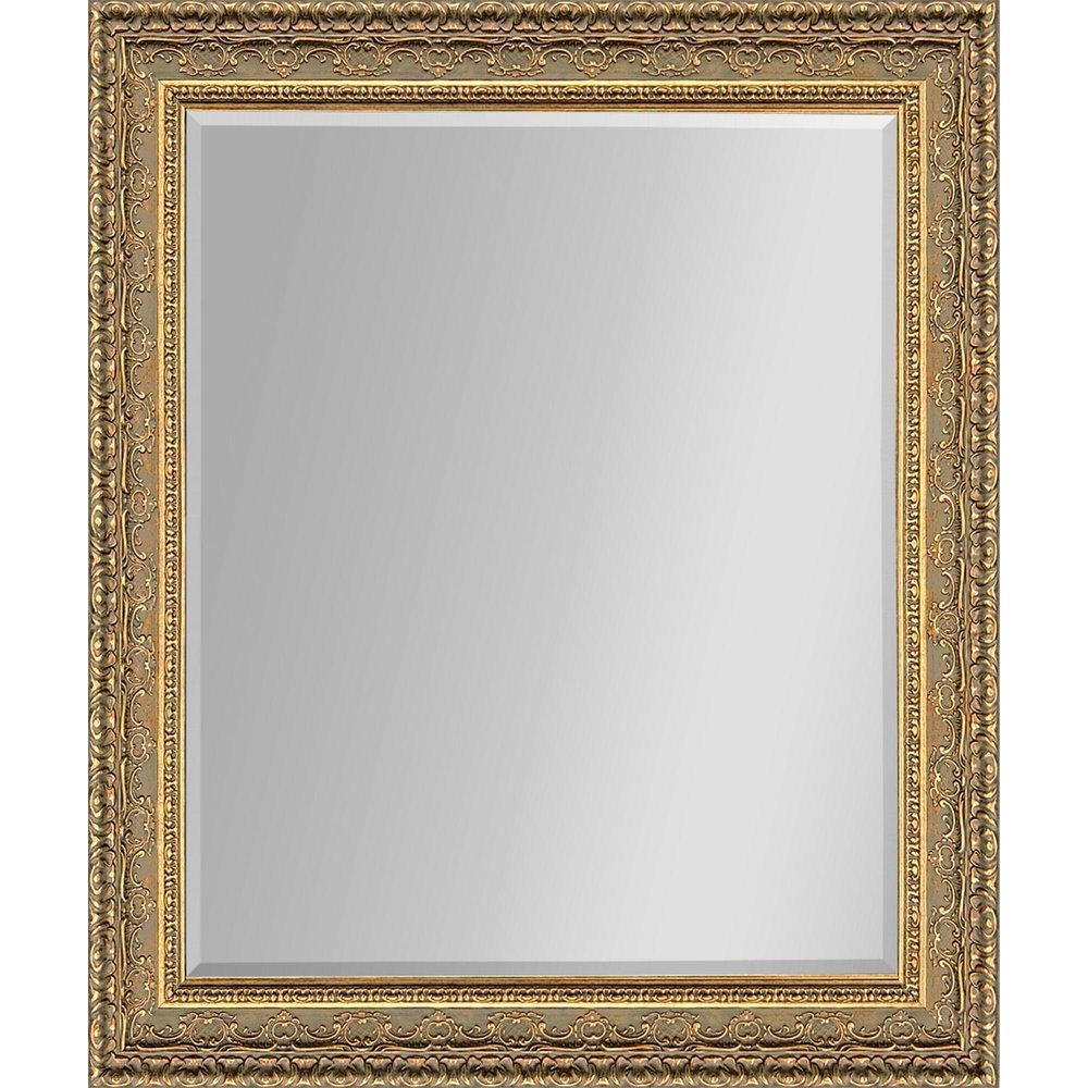 36" Gold Ornate Framed Accent Mirror