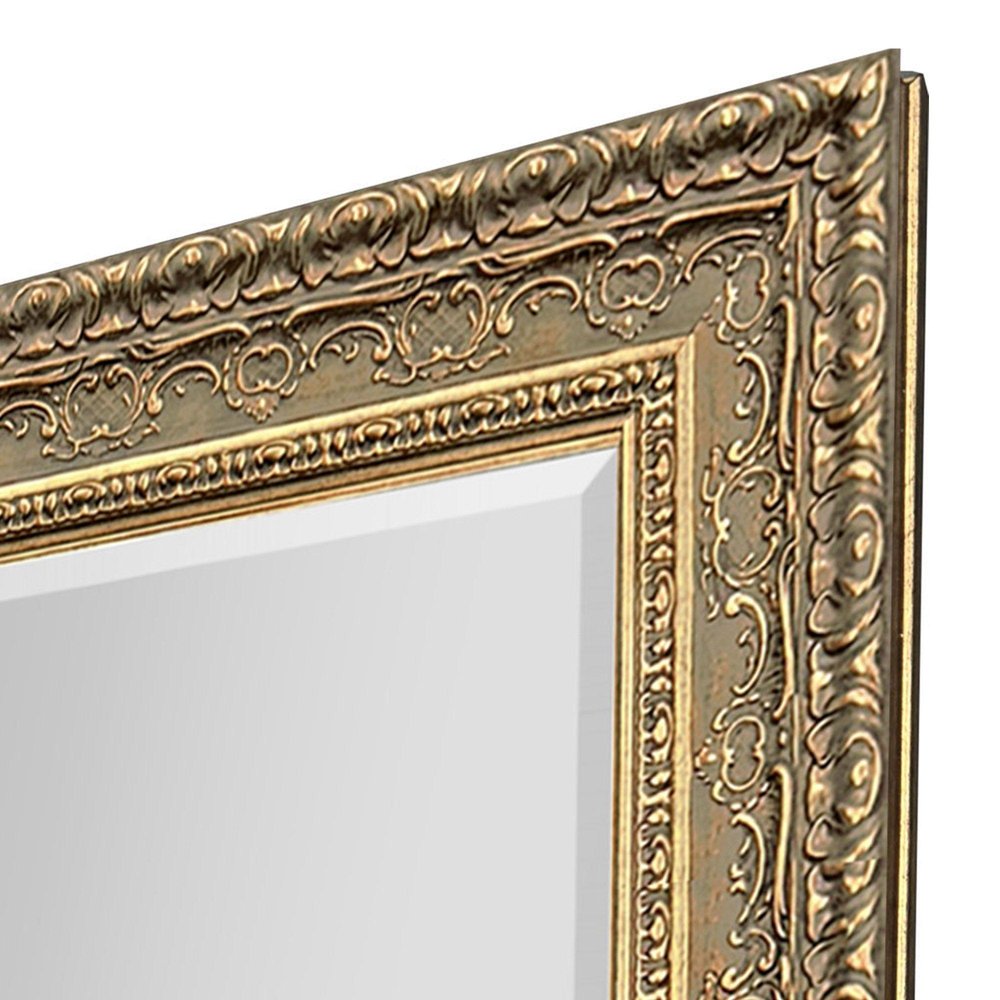 56" Gold Ornate Framed Accent Mirror