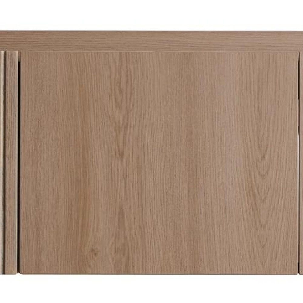 47" Brown Wood Floating Double Door Bathroom Vanity