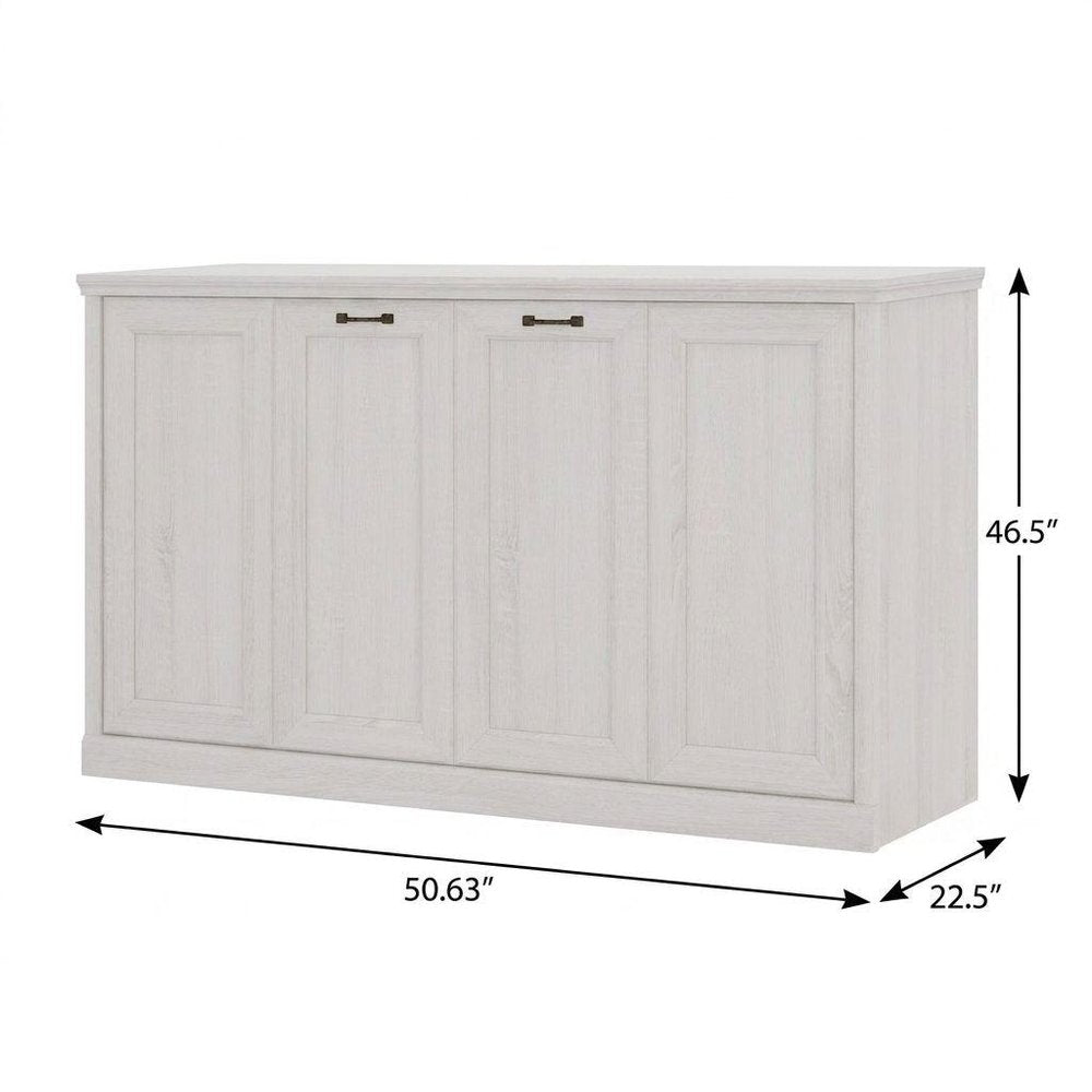 Natural Solid Wood Twin Murphy Bed