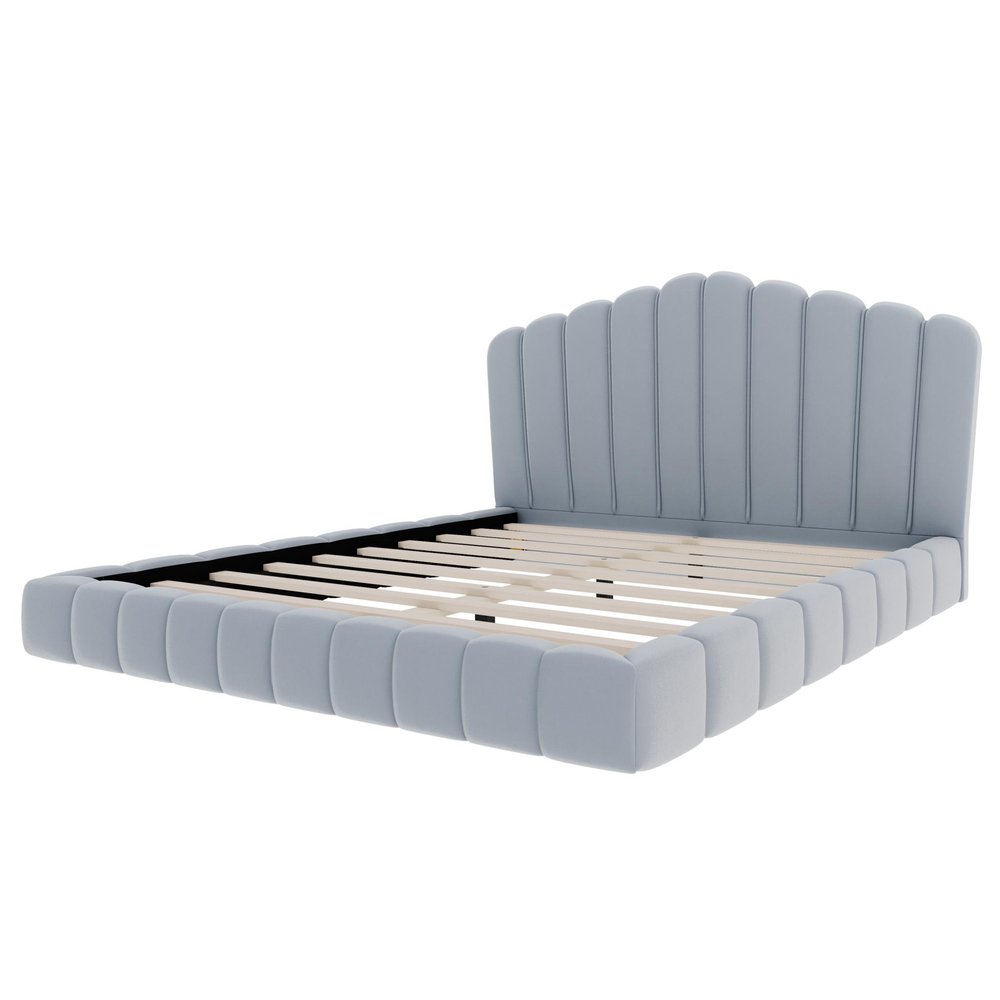 Natural Solid Wood Queen Bed Frame